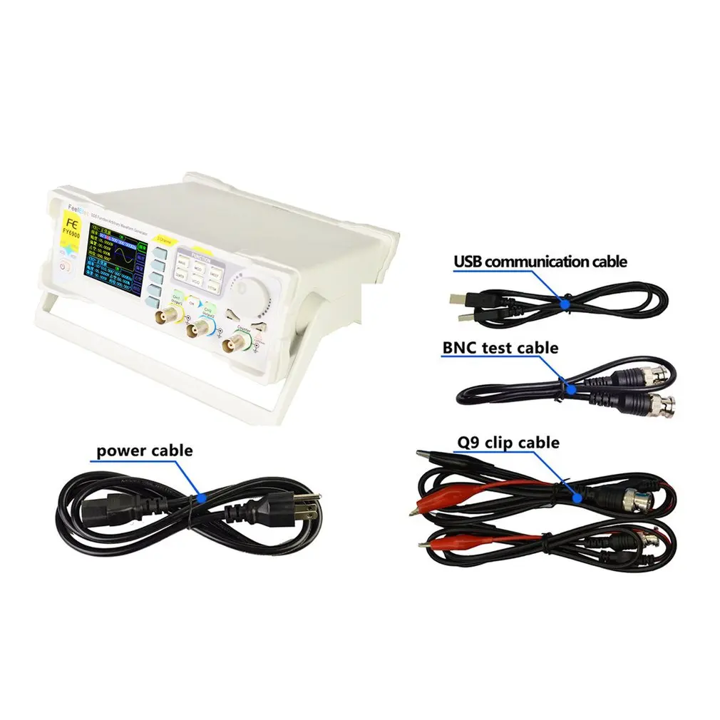 

DDS Dual-channel Digital Function Arbitrary Waveform Signal Generator 250MSa/s 60MHz 14bits Frequency Meter