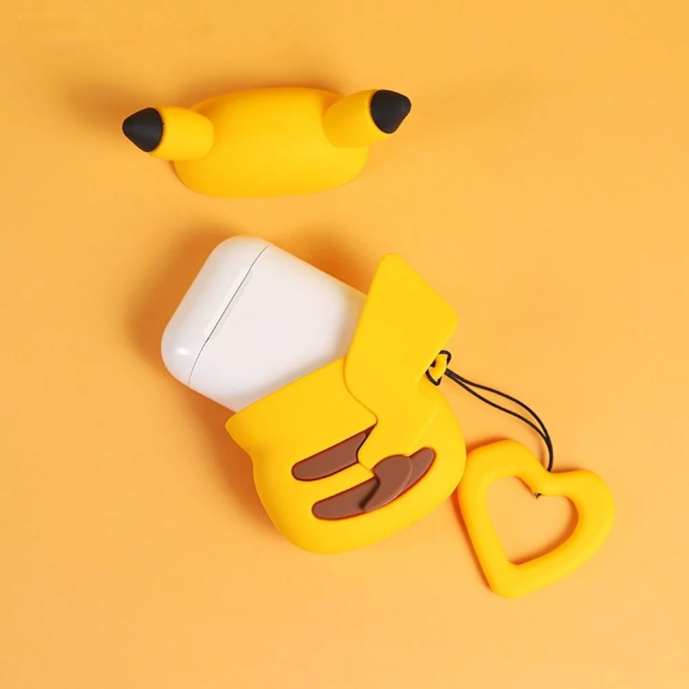 Беспроводной Bluetooth чехол для наушников Pokemon Pikachu для Apple AirPods, силиконовый чехол для наушников s для Airpods2, защитный чехол