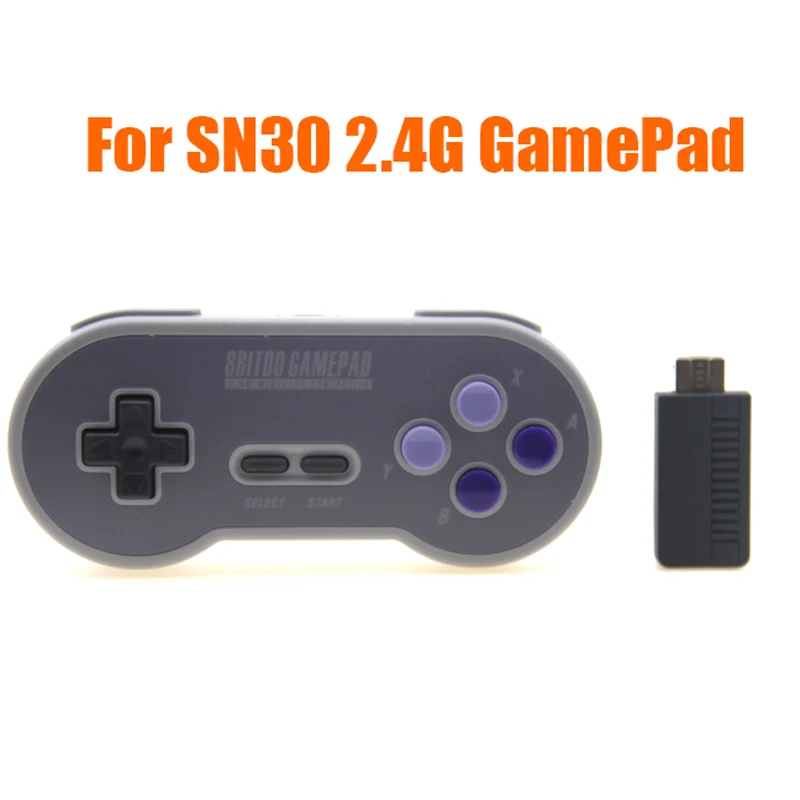 8Bitdo SF30 SN30 2,4G беспроводной геймпад Ретро пульт управления с 2,4G NES приемником USB-C беспроводной игровой коврик для SNES Classic Edition