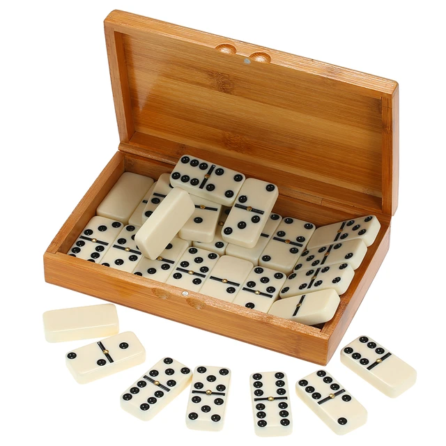 Classic Domino Blocks Jogo de Tabuleiro com Caixa De Madeira Para Crianças,  Brinquedo De Entretenimento, Presente De Festa Recreativa, 1 Conjunto -  AliExpress