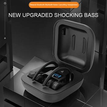 

Bluetooth Wireless Earphone TWS With Digital Display Sports Headset Earbuds Waterproof Headphones With Wireless Charging Box