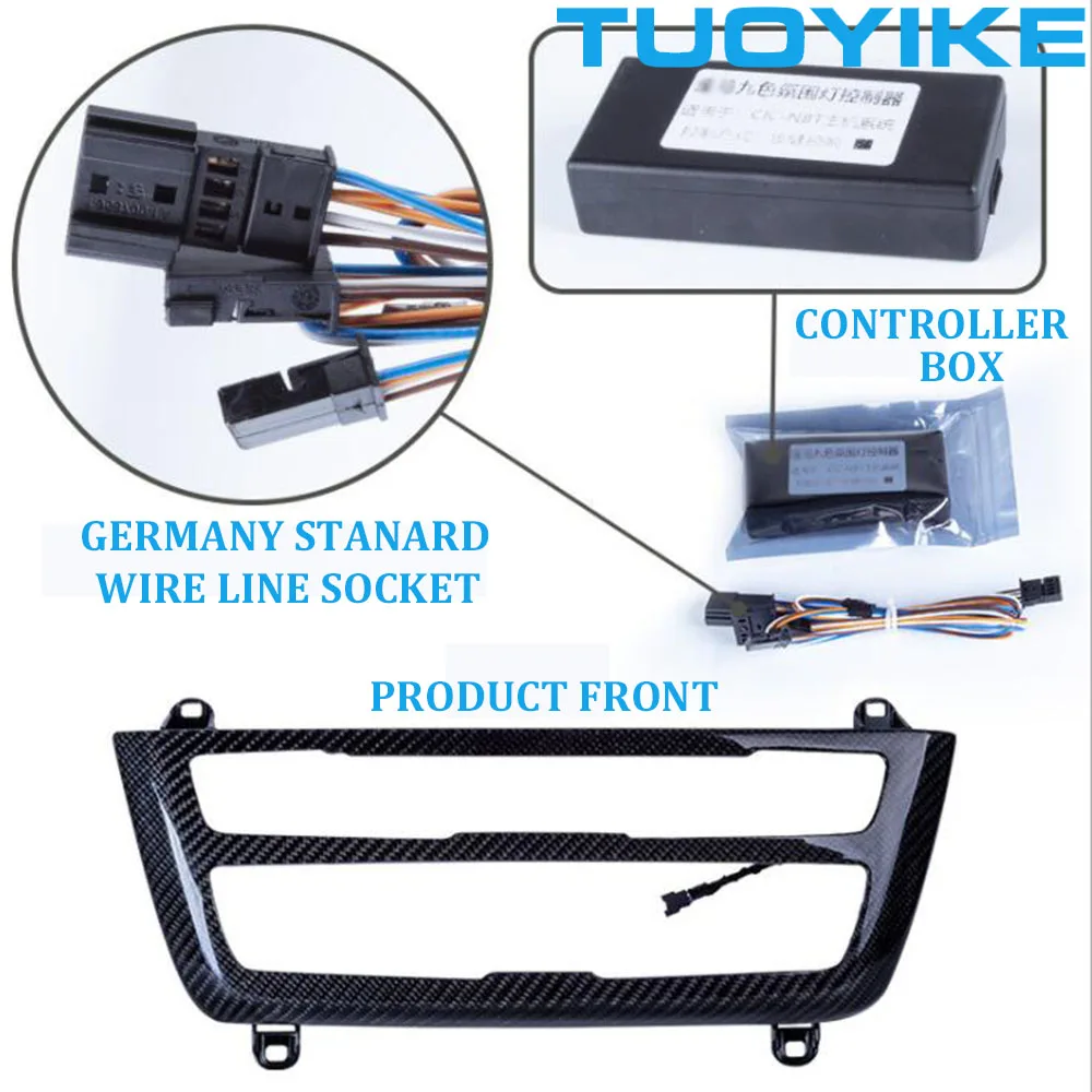 2 Farben LED Umgebungslicht, AC Radio Panel Dekorative Leuchte