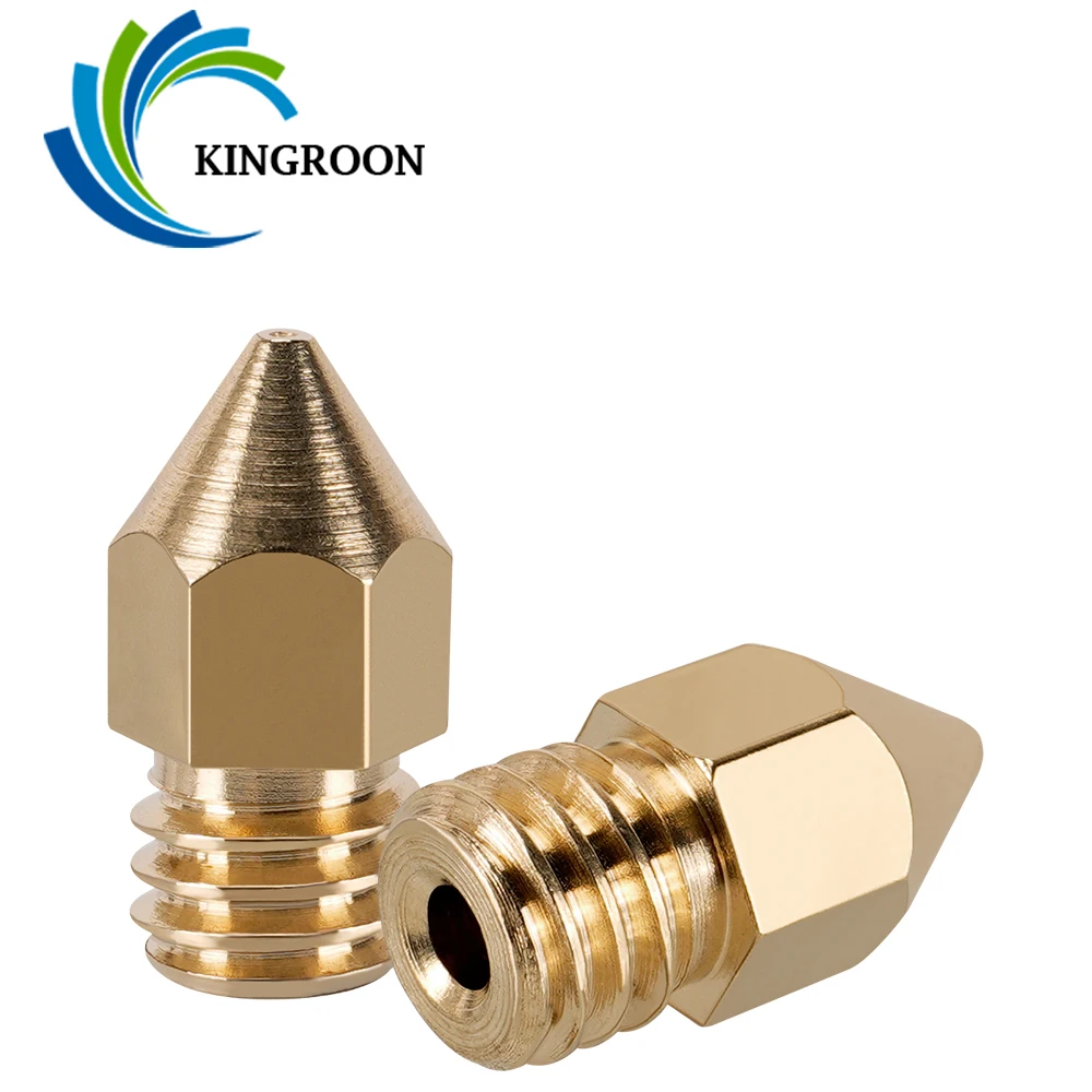 0.4mm Mk8 Extruder Nozzles 1.75mm Filament 3D Printer Brass Extrusion Nozzles Pack Of 10 Pcs 10 Pack 