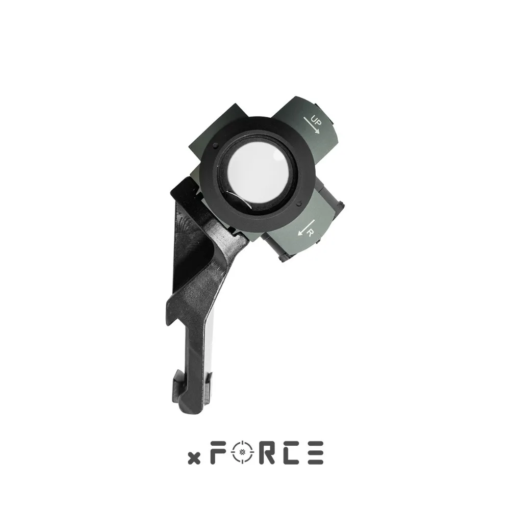 XFORCE XTSP Солнечный Красный точка зрения с 45 Градусов Крепление со смещением и Killflash/антиблик купить один получить бесплатно объемная Клеммная коробка