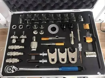

common rail injector disassembly and dismounting tool kits common rail injector tools with torque wrench 40pcs