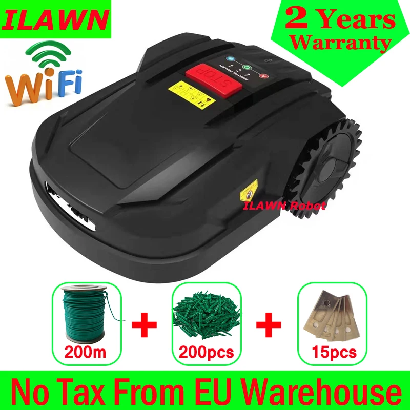 7-я самая дешевая мини-газонокосилка H750T с приложением Wi-Fi, гироскопической навигацией, водонепроницаемым зарядным устройством, функцией вы...