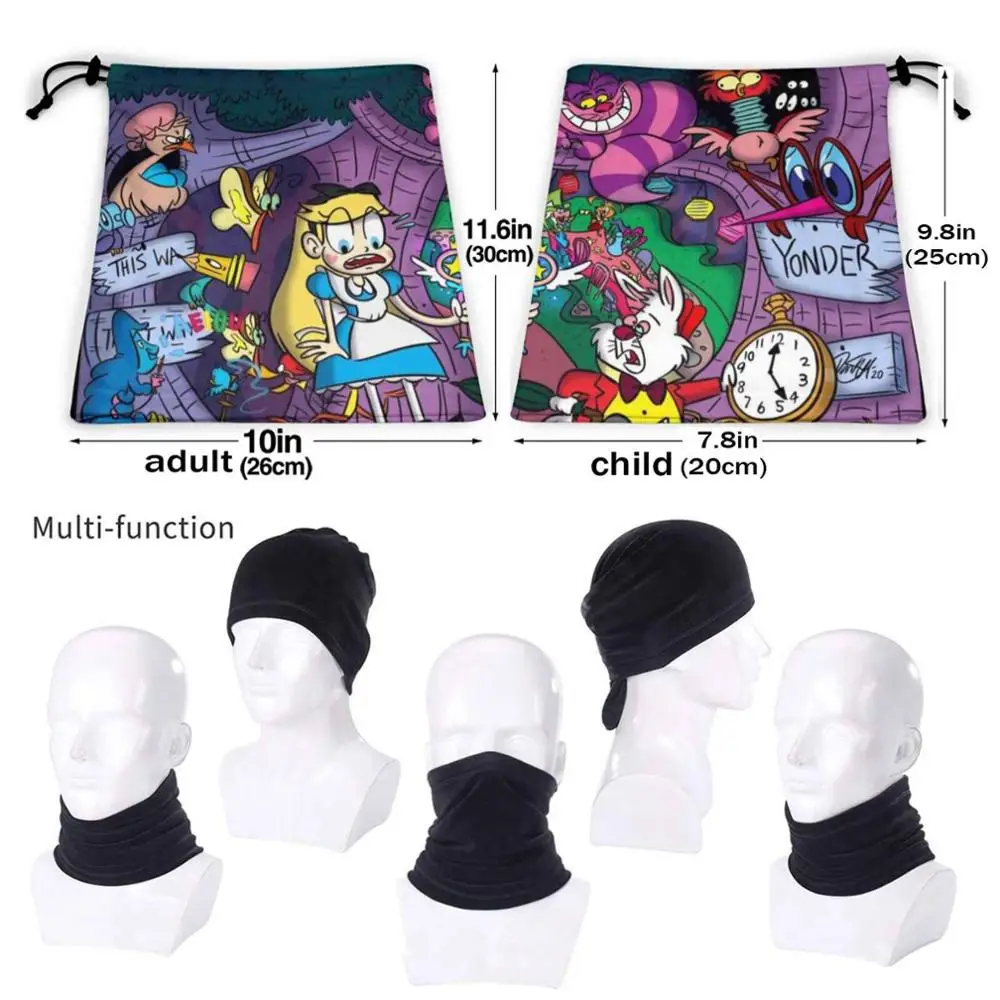 mens head wrap bandana Star Vs The Forces Of Outdoor Soft Warm Sport Scarf Alice In Tulgy Forest mens scarf for summer