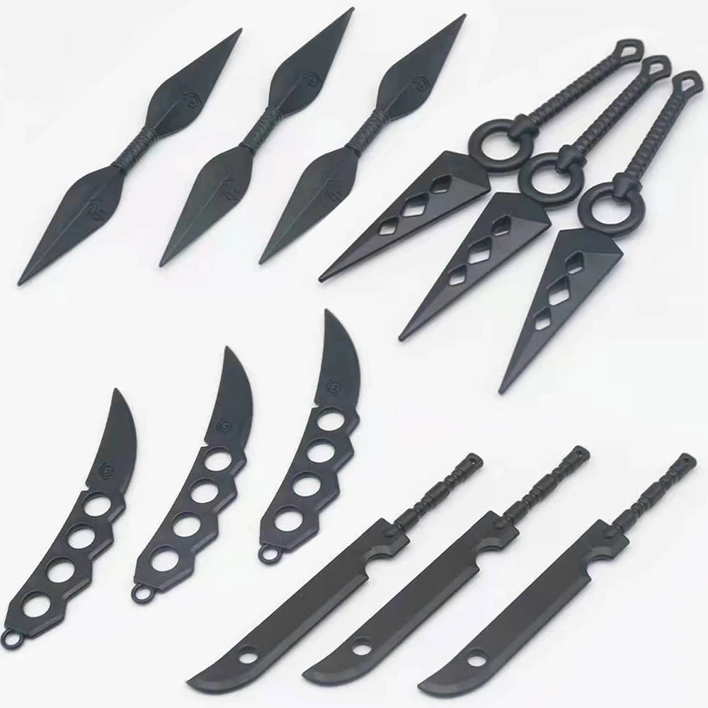 Anime Naruto Arma De Plástico Dos Desenhos Animados Naruto Cosplay  Acessórios Espada Kunai Shuriken Figura Ação Crianças Brinquedo Novidade  Presente - Figuras De Ação - AliExpress