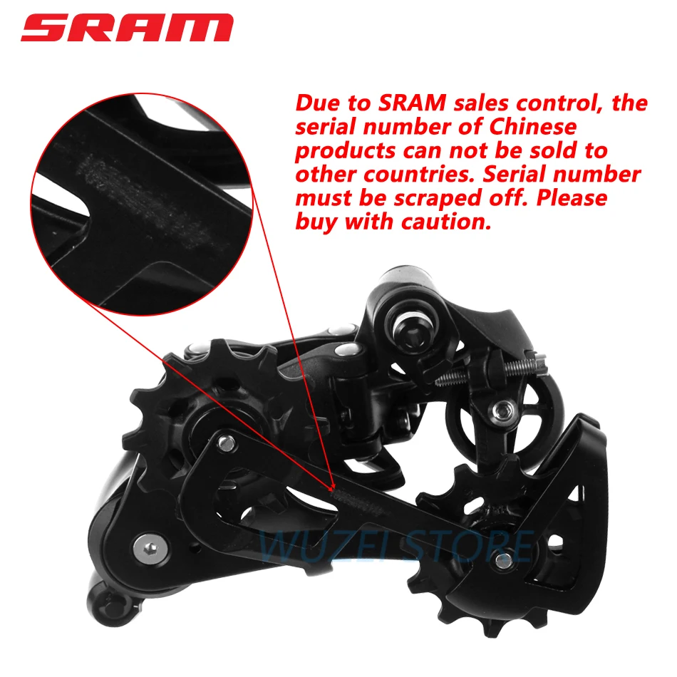 SRAM GX 1x11 задний переключатель триггерный переключатель передач MTB горный велосипед рычаг переключения NX 11 скорость правая сторона задний переключатель черный