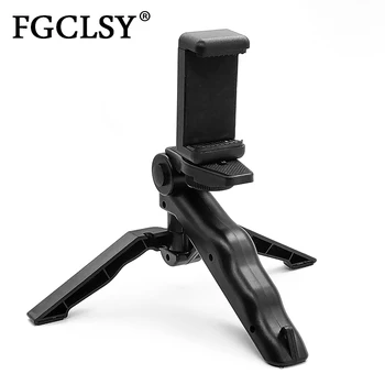 

FGCLSY Mini Desktop Tripod Portable Monopod Stabilizer with clip For Phone Nikon Gopro Photography Camera Stand