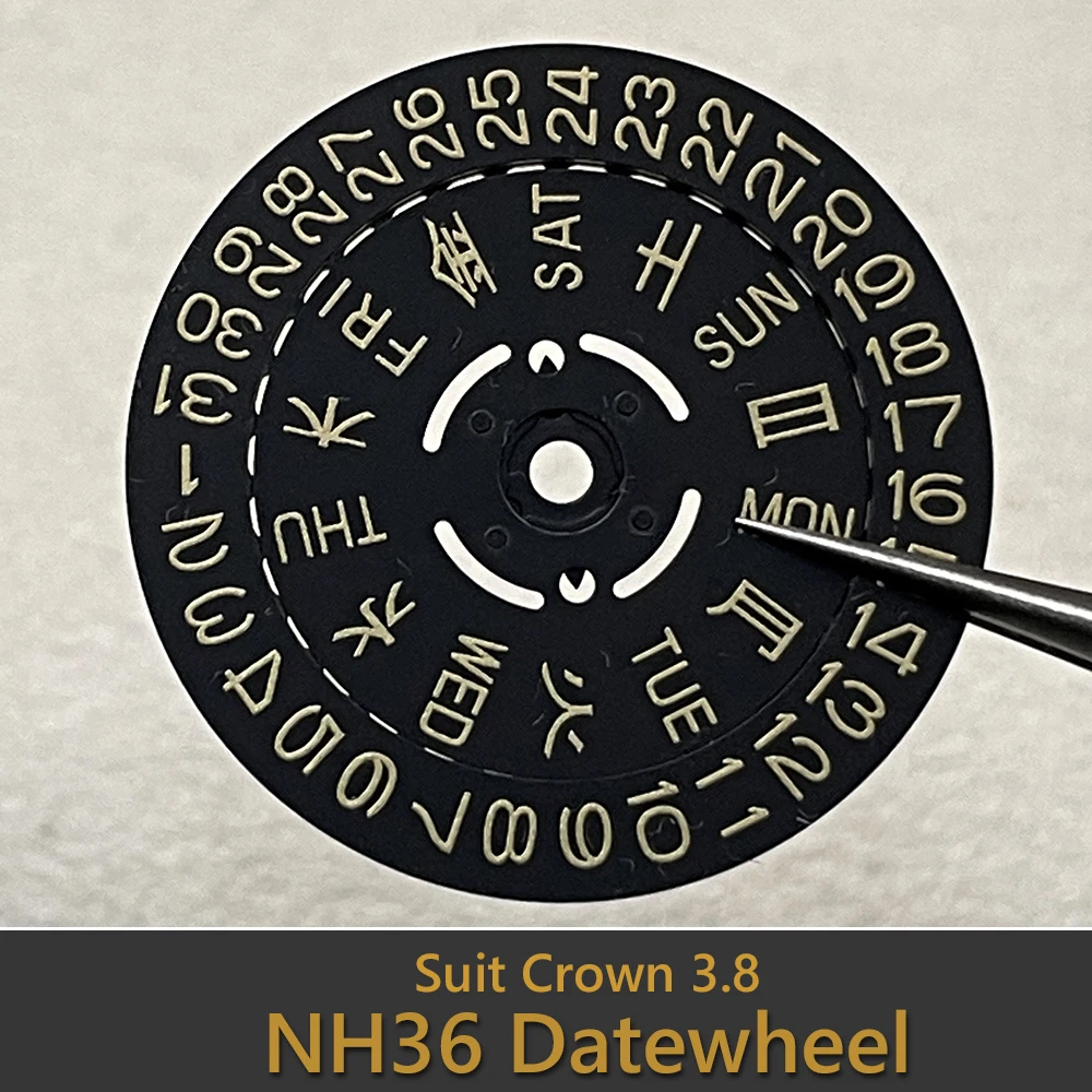 seiko-nh36-movement-crown-at-3-8-black-gold-replacements-date-day-wheel