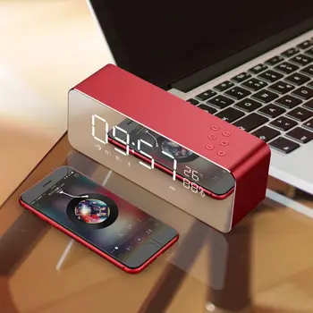 

T2 Home Music Alarm Clock Bluetooth Small Speaker Small Car Subwoofer Phone Mini Clock