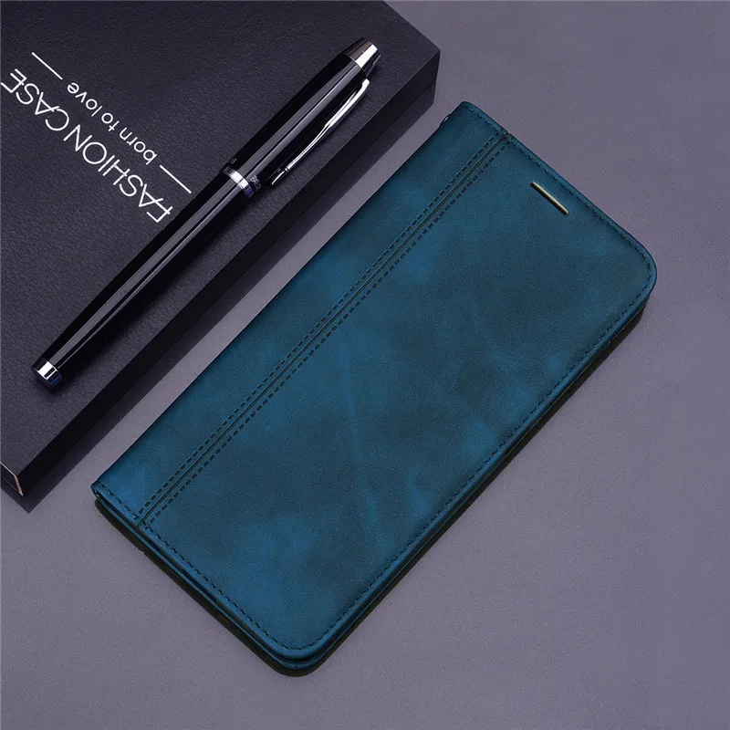 Bao da lật sang trọng chất lượng cao dành cho Xiaomi Redmi 9A Ốp lưng Redmi 9A 9 A Wallet Flip Case cho Xiaomi Redmi 9A Cover Coque 