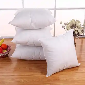 1PC Standard Pillow Cushion Core Cushion Inner Filling Soft Throw Seat Pillow interior Car Home Decor White 40X40CM 45X45CM 1