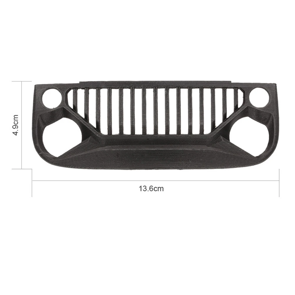 1/10 для Rock Crawler с металлической сеткой модель автомобиля черный мотор для Jeep для Wrangler RC Крышка двигателя набор пластиковых глаз гриль