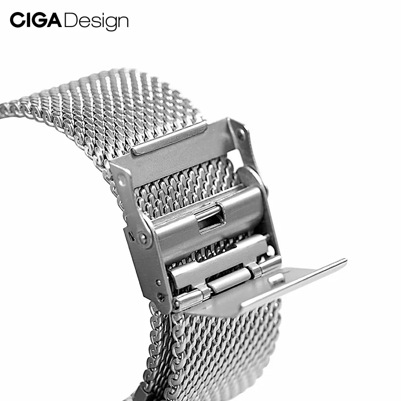 Pulseira de Relógio Pulseira de Aço Acessórios para Ciga Youpin Ciga Design Inoxidável Automática Hollowing Relógio Mecânico z Minha Série - Image 4