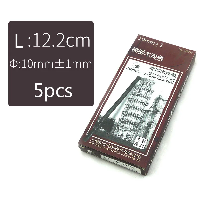 Marie's угольный карандаш Dibujo профессиональный набор De Lapices Profesionales Carboncillos Para Dibujar Woodless Lapiz углеродный карандаш - Характеристики: B