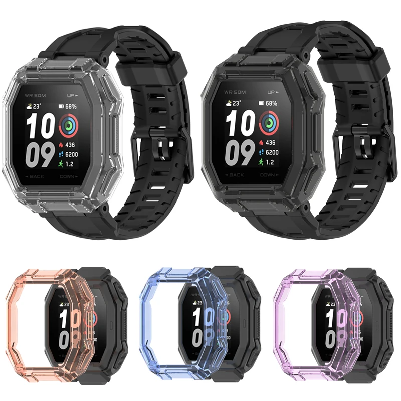 Защитный чехол из ТПУ для смарт-часов Huami Amazfit Ares пылезащитный противоударный