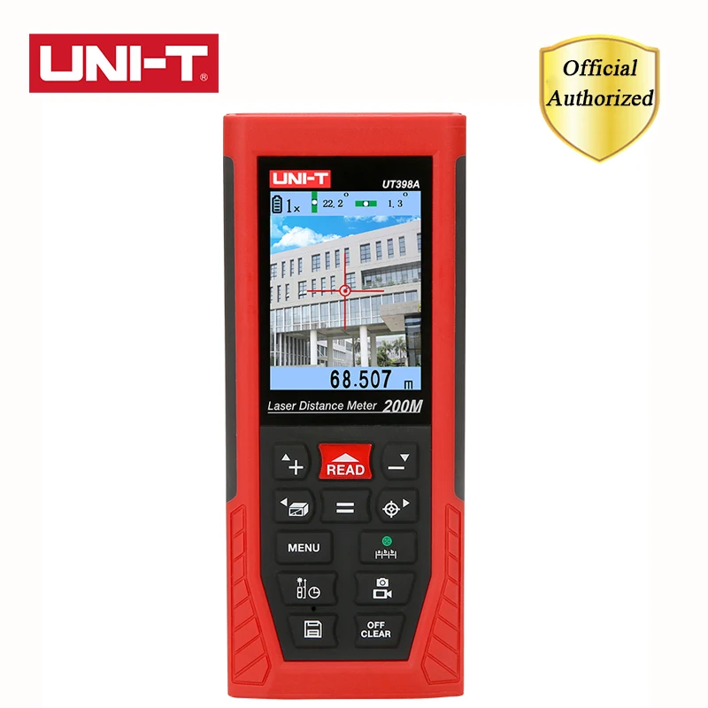 

UNI-T UT398A 200m Laser Distance Meters Lofting Test Leveling Instrument Area Volume high precision laser rangefinder