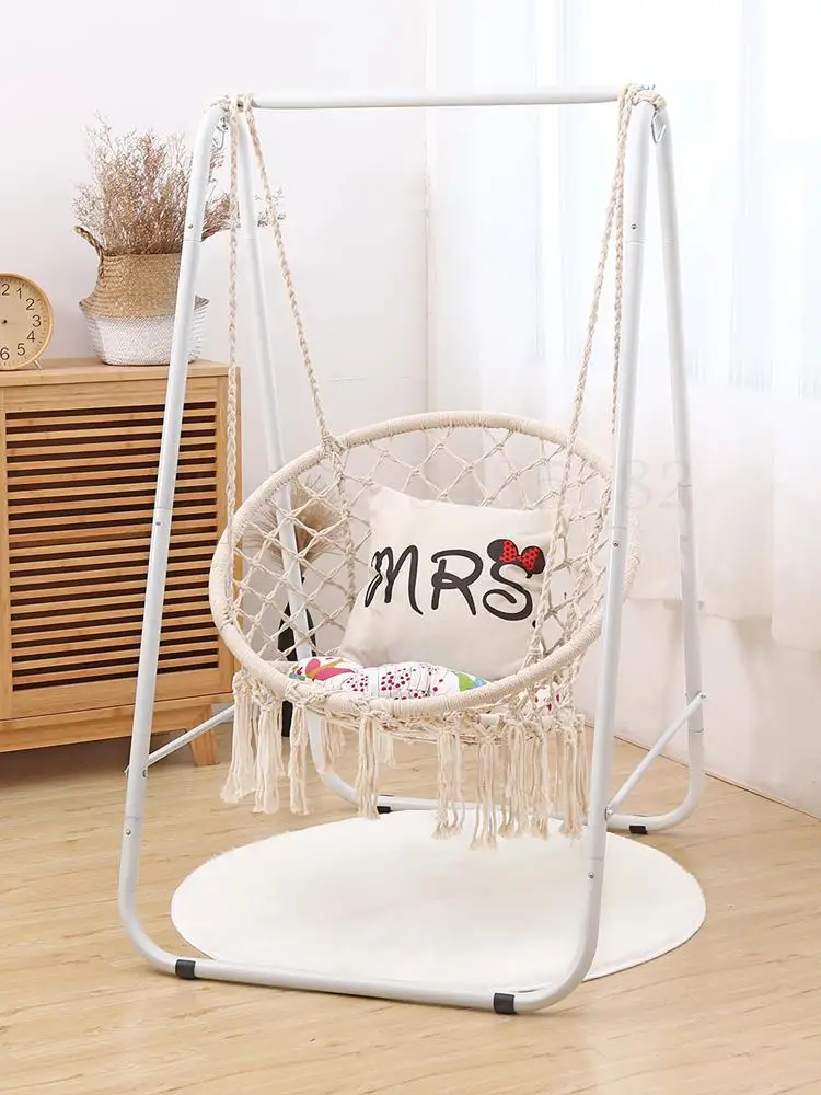 Подвесное кресло с кисточками для гостиной комнатный Домашний детский подвесной