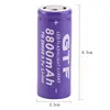 GTF 26650 Battery 3.7V 8800mAh Li-ion Rechargeable Battery For Flashlight Torch Li-ion Battery accumulator battery drop shipping ► Photo 2/6