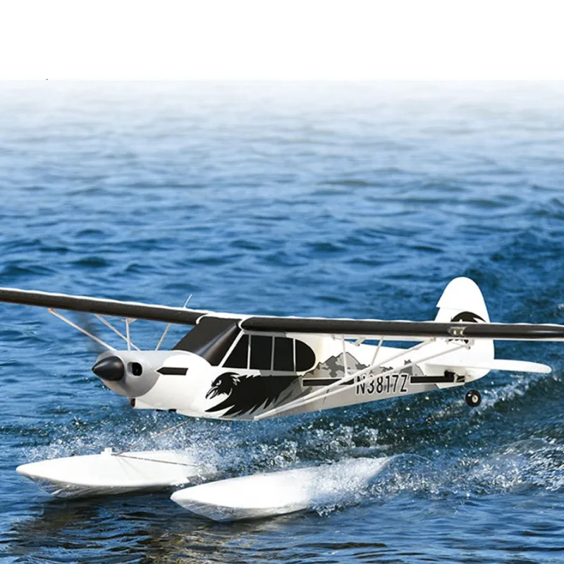 Радиоуправляемый самолет FMS Plane 1700 мм Piper PA-18 Super Cub 4S 5CH с гироскопом авто Баланс PNP тренажер для начинающих усовершенствованная модель самолета