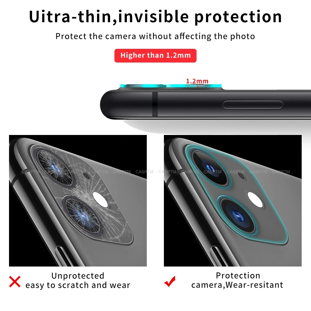Защита камеры полное покрытие закаленное стекло для iPhone 11 Pro Max задняя камера Объектив экран протектор Защитная пленка для iPhone11