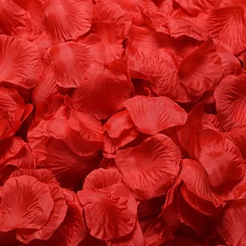 

30 Packs (3000 petals) Wedding Marriage Decaration Room Atmosphere Layout Flowers Simulation Rose Fake Petals Silk Flower