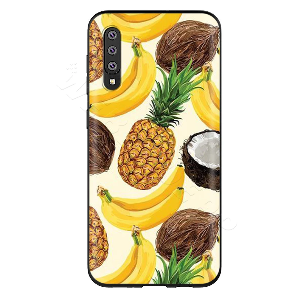 Webbedepp вкусные фрукта ананаса чехол для samsung Galaxy S7 S8 S9 S10 Edge Plus Note 10 8 9 A10 A20 A30 A40 A50 A60 A70