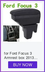 For Ford b max armrest box USB Charging heighten Double layer