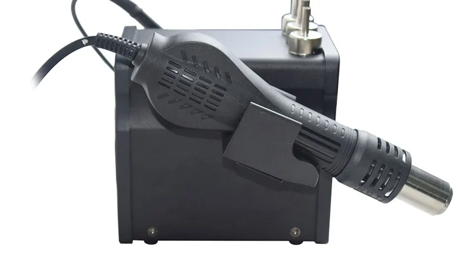 2 в 1 Eruntop 8586+ ESD фена паяльная станция сварочный паяльник для IC SMD распайки Переделанный 8586