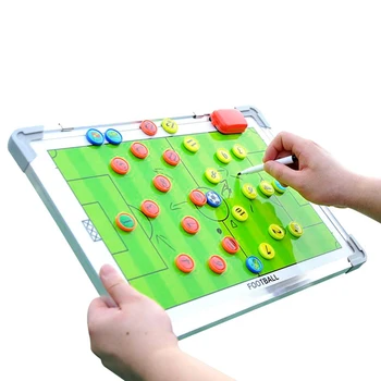 

Magnetic Soccer Training Plate Guidance Useful Marker Coaching Portable Strategy Sports Tool Teaching Board Aluminium Alloy