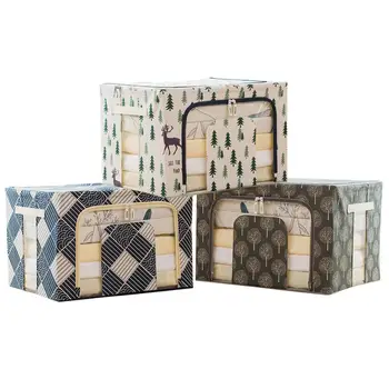 

Large Laundry Basket Collapsible Clothes Quilt Storage Bag Toy Organizer Blanket Closet Organizer Box Sorting Pouches Rangement