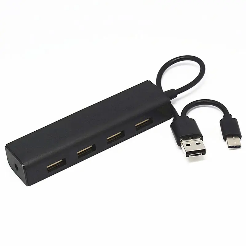 USB 2,0+ USB 3,1 Тип C микро-Тип двойной разъем USB 2,0 4-портовый концентратор USB