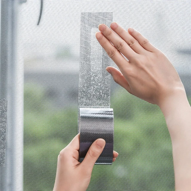 Window Net Anti-mosquito Mesh Screen Repair Tape Repair Broken Hole Window  Waterproof Patch Net Self-adhesive Mesh Tape Tools