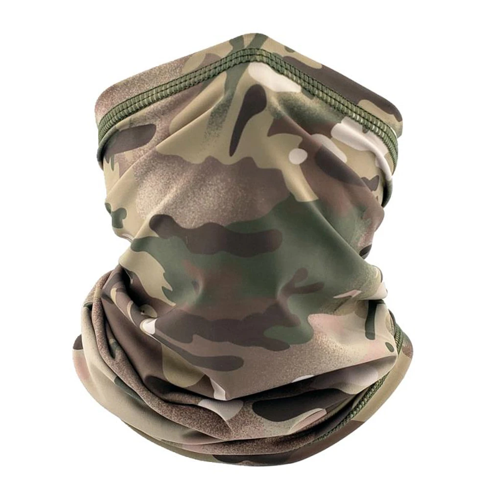 Camouflage Neck Gaiter Cover Tube Face Bandanas Sun Military Army Cycling Hunting Hiking Camping