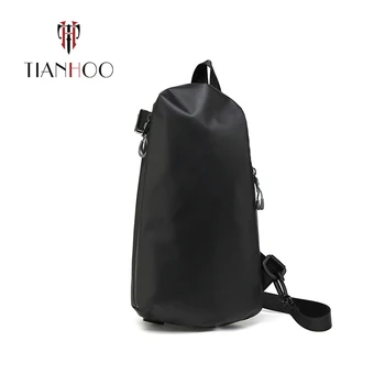 

TIANHOO 2020 New Pattern Men's Retro Shoulder Bags Large Capacity Simple Wild Casual Chest Bags Outdoor Sports Waist Bag
