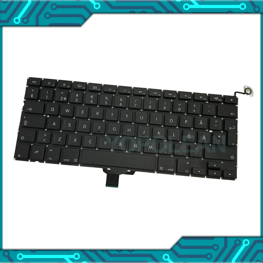 5 шт. новая Швеция шведская клавиатура для MacBook Pro, моноблок 1" A1278 2009-2012 лет
