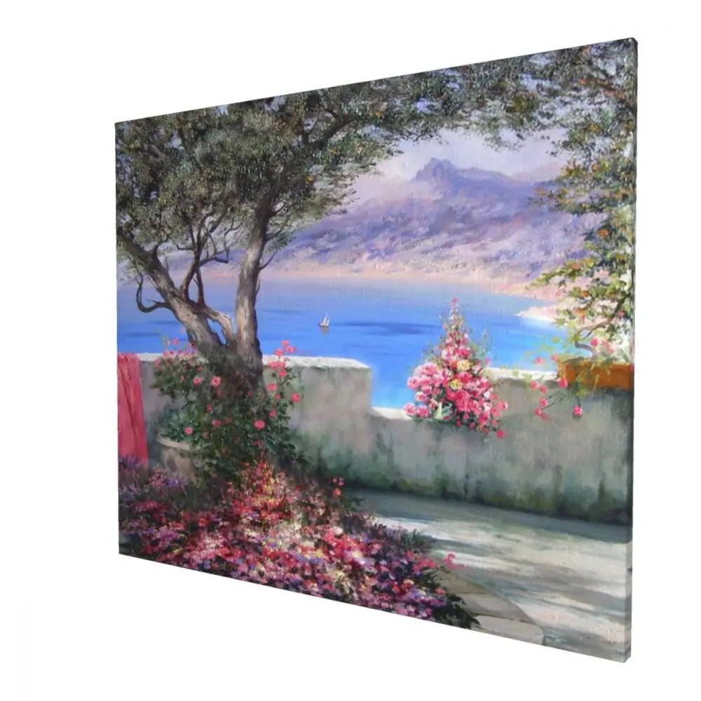 Frameless Decorative Painting 50*60CM (Horizontal Version) Crape Myrtle ...