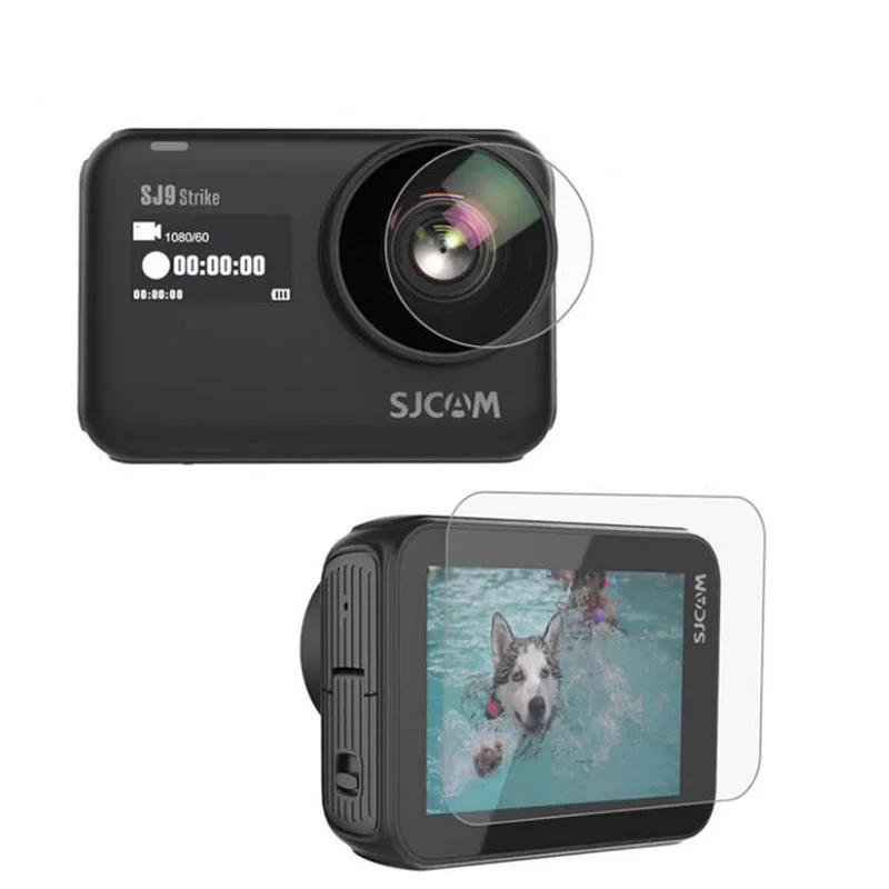 ЖК-экран дисплея Защитная пленочная линза стекло Защитная крышка для SJCAM серии SJ9 Strike/Max 4K экшн Спортивная камера