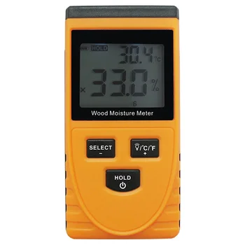 

GM630 Inductive Wood Moisture Meter Hygrometer Digital Electrical Ambient Temperature Tester Measuring Tool
