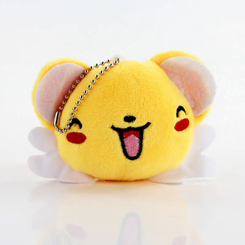 7 см 5 шт./лот брелок Cardcaptor Sakura Kero брелоки плюшевые игрушки подвесной мягкие куклы Подарки для детей