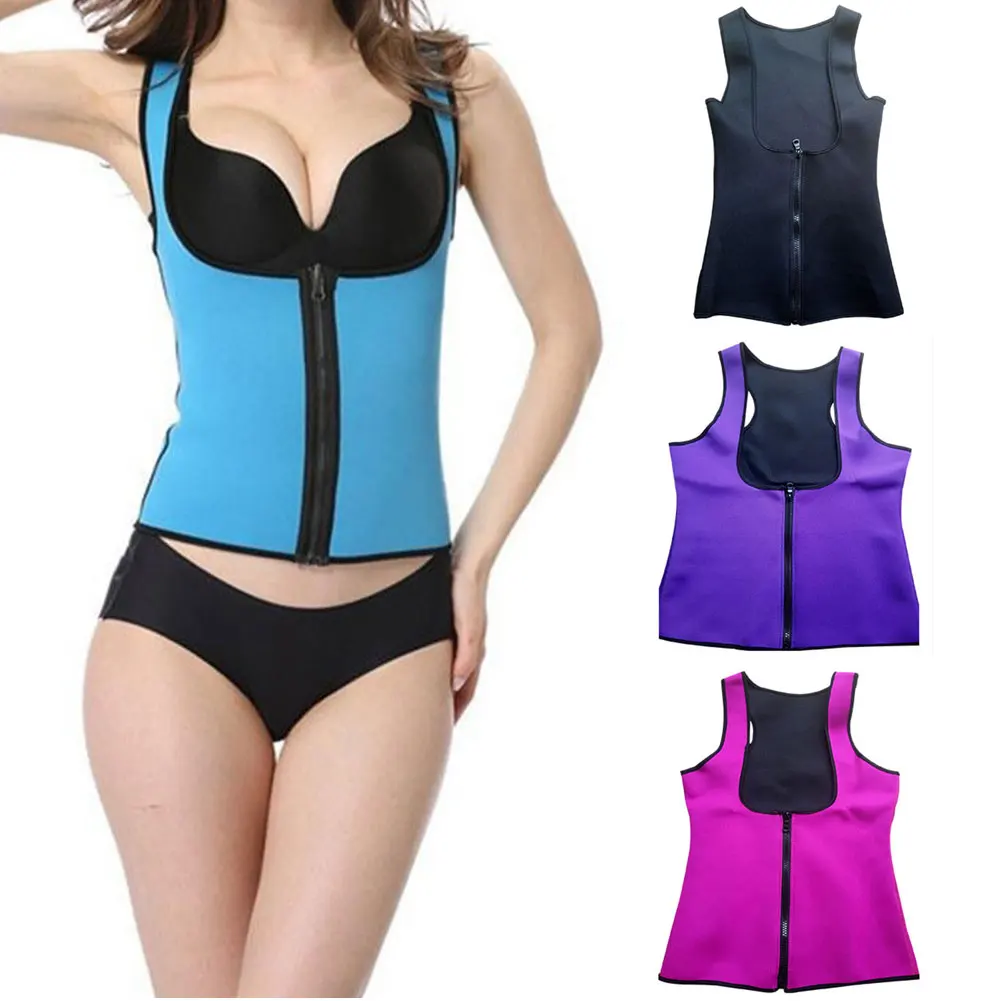 Для женщин утягивающий корсет боди пластика Управление корсет Full Body Shaper с регулируемой застежкой-молнией FK88