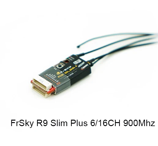 

FrSky R9 Slim + Plus 6/16CH 900Mhz long Range Telemetry Mini Receiver FCC Non-EU Version
