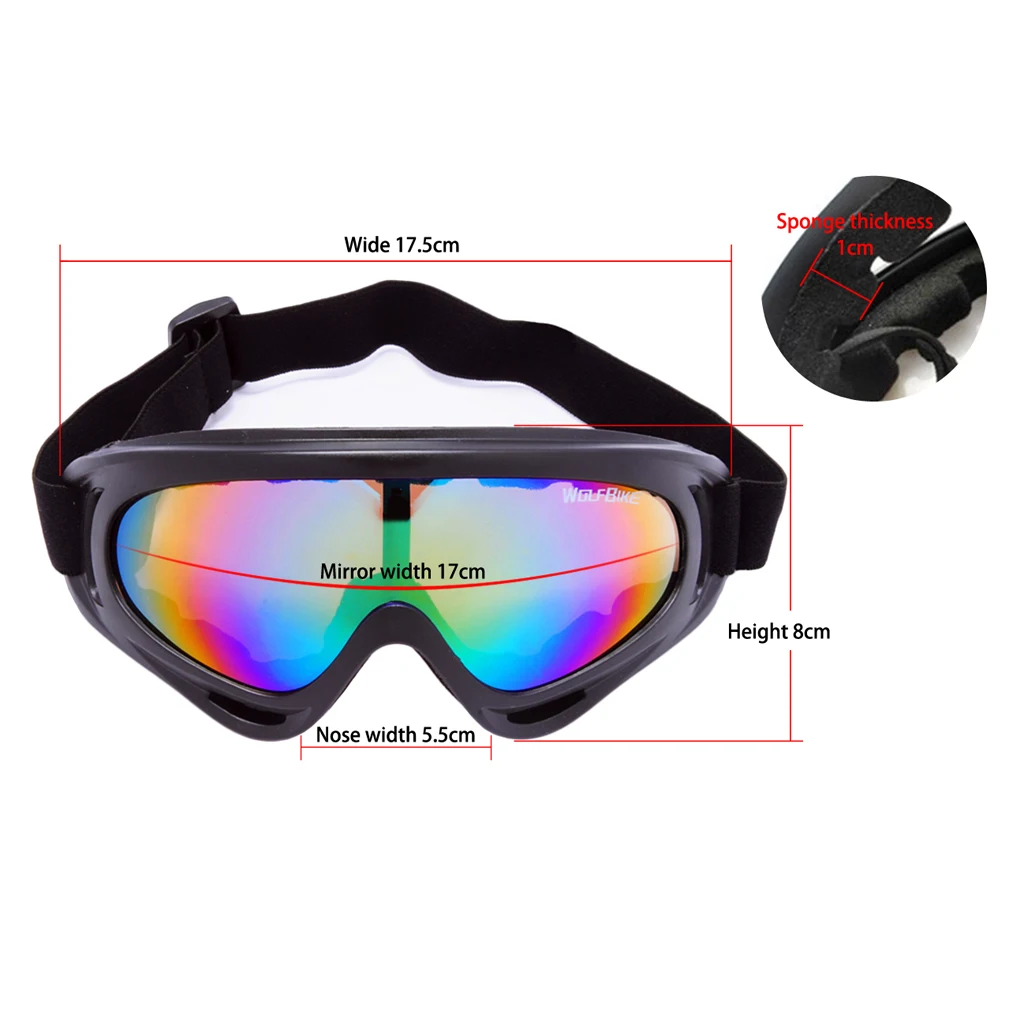 Ski Snow Snowboard Goggles Anti-fog Ski Mask Glasses Off-Road Cycling Goggle Skiing Eyewear Ski Goggles