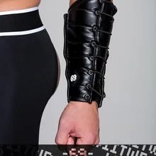 ES3 черный и белый с узором искусственная кожа ремешок Wb110