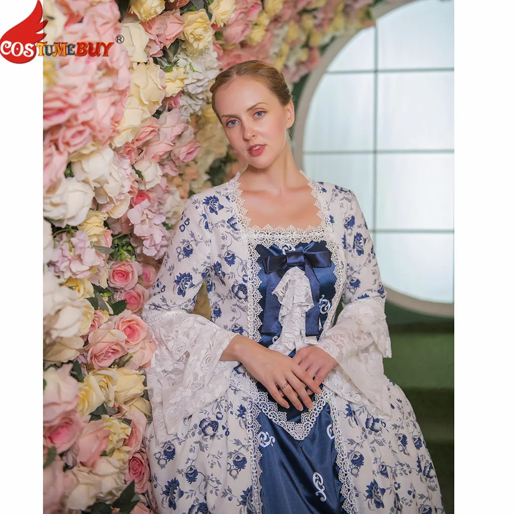 Costumebuy викторианская Мария Антуанетта рококо Готический шар платье Антуанетта барокко маскарад принцесса Белль платье на заказ
