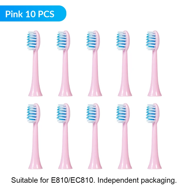 Ultrasonic Electric Toothbrush Wireless Charging for Adult IPX7 Waterproof Replacement Heads Whitening Teeth Timer Smart Brush PK 10 PCS
