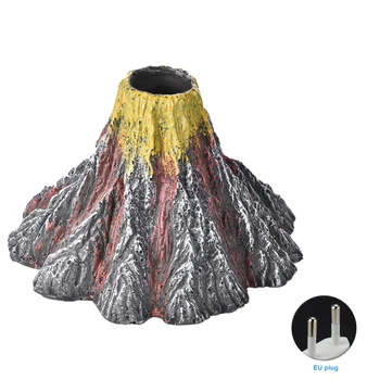 

Practical RGB Colorful Bright Underwater Oxygen Decoration ABS Air Bubbles With LED Light Aquarium Pets Volcano Ornament