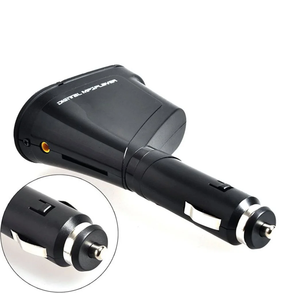 Автомобильный комплект MP3-плеер беспроводной FM USB передатчик SD MMC Красный ЖК Авто Аудио плеер дистанционное управление